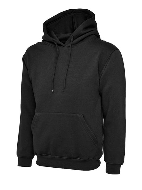 Uneek UC502 - Classic Hooded Sweatshirt  Black