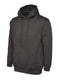 Uneek UC502 - Classic Hooded Sweatshirt Charcoal - Hoodies: Gray