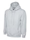 Uneek UC502 - Classic Hooded Sweatshirt Heather Grey - Hoodies: Gray