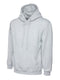 Uneek UC502 - Classic Hooded Sweatshirt  Heather Grey