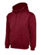 Uneek UC502 - Classic Hooded Sweatshirt Maroon - Hoodies: Red
