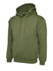 Uneek UC502 - Classic Hooded Sweatshirt Olive - Hoodies: Green