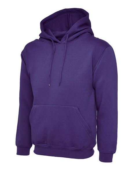 Uneek UC502 - Classic Hooded Sweatshirt  Purple
