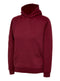 Uneek UC503 - Children’s Hooded Sweatshirt - Maroon / 11/13 Years - Hoodies: Yellow