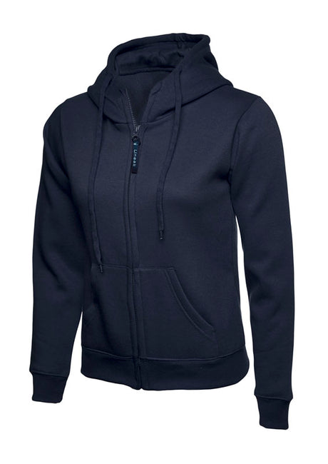 Uneek UC505 - Ladies Classic Full Zip Hooded Sweatshirt