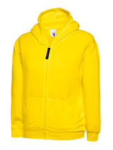 childrens_classic_full_zip_hooded_sweatshirt_yellow