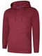 Uneek UC509 - Deluxe Hooded Sweatshirt - Maroon / XS - Hoodies: Yellow