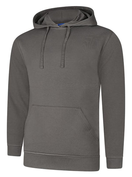 Uneek UC509 - Deluxe Hooded Sweatshirt Steel Grey