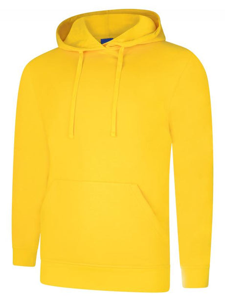 Uneek UC509 - Deluxe Hooded Sweatshirt Yellow