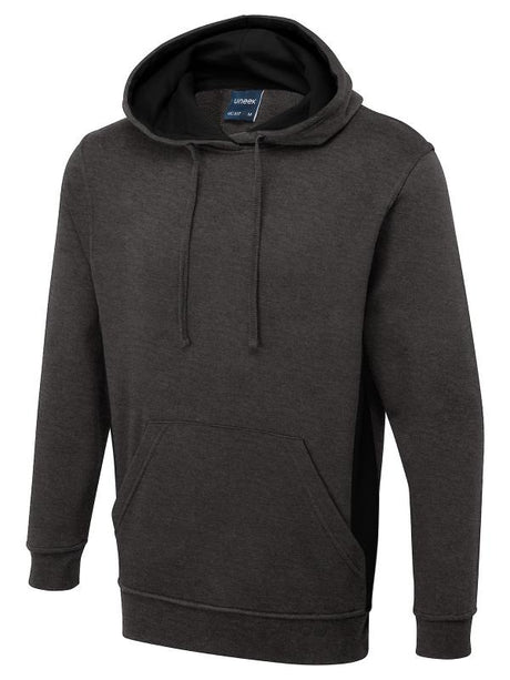 Uneek UC517 - Two Tone Hooded Sweatshirt
