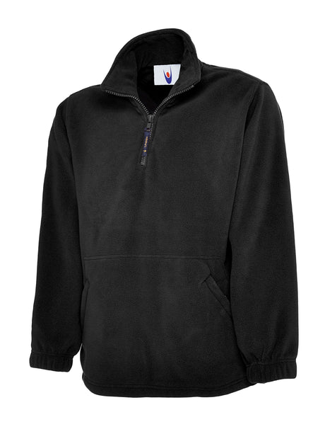 premium_1/4_zip_micro_fleece_jacket_black