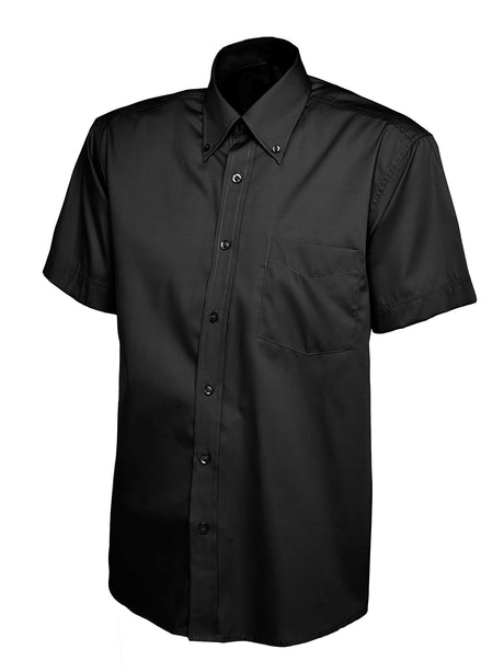 mens_pinpoint_oxford_half_sleeve_shirt_black