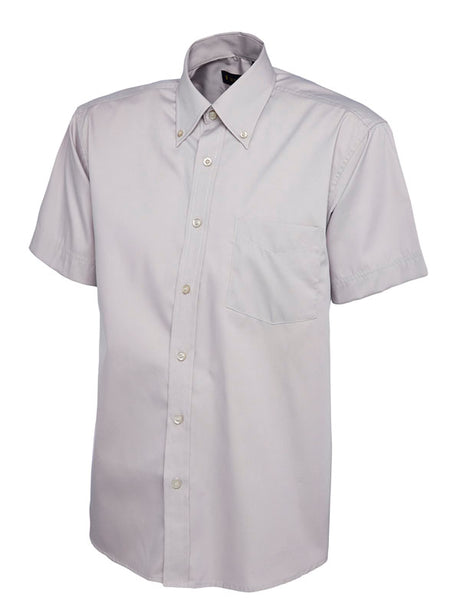 Uneek UC702 - Mens Pinpoint Oxford Half Sleeve Shirt