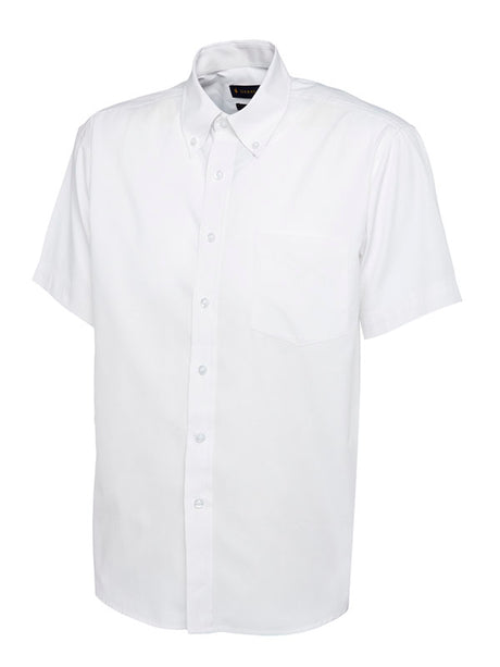 Uneek UC702 - Mens Pinpoint Oxford Half Sleeve Shirt