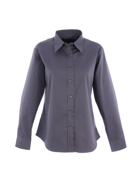 ladies_pinpoint_oxford_full_sleeve_shirt_charcoal
