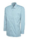 Uneek UC709 - Mens Poplin Full Sleeve Shirt Light Blue - Shirts