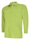 Uneek UC709 - Mens Poplin Full Sleeve Shirt Lime