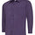 Uneek UC709 - Mens Poplin Full Sleeve Shirt Purple - Shirts