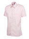 Uneek UC710 - Mens Poplin Half Sleeve Shirt Pink - Shirts