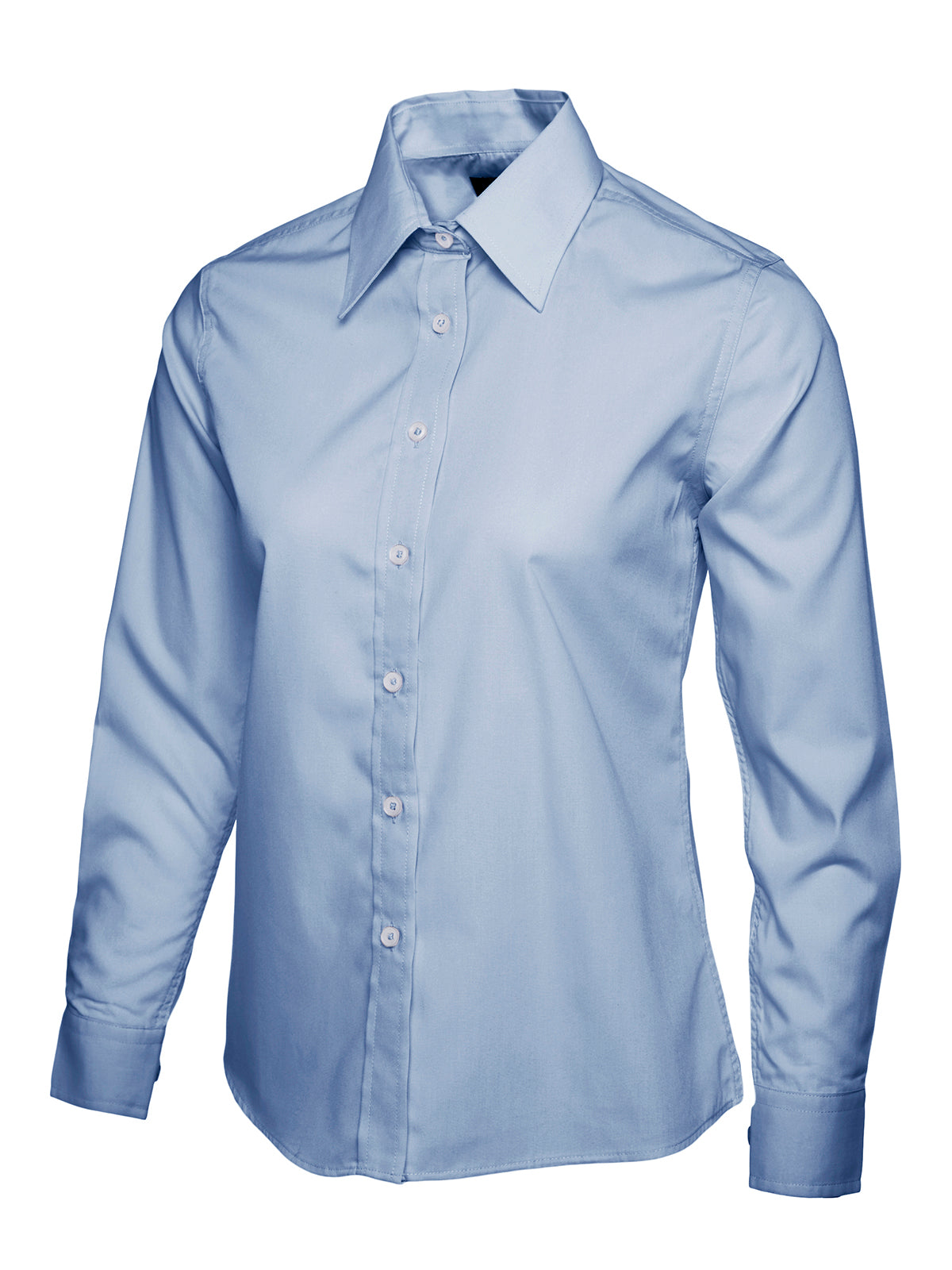 ladies_poplin_full_sleeve_shirt_light_blue