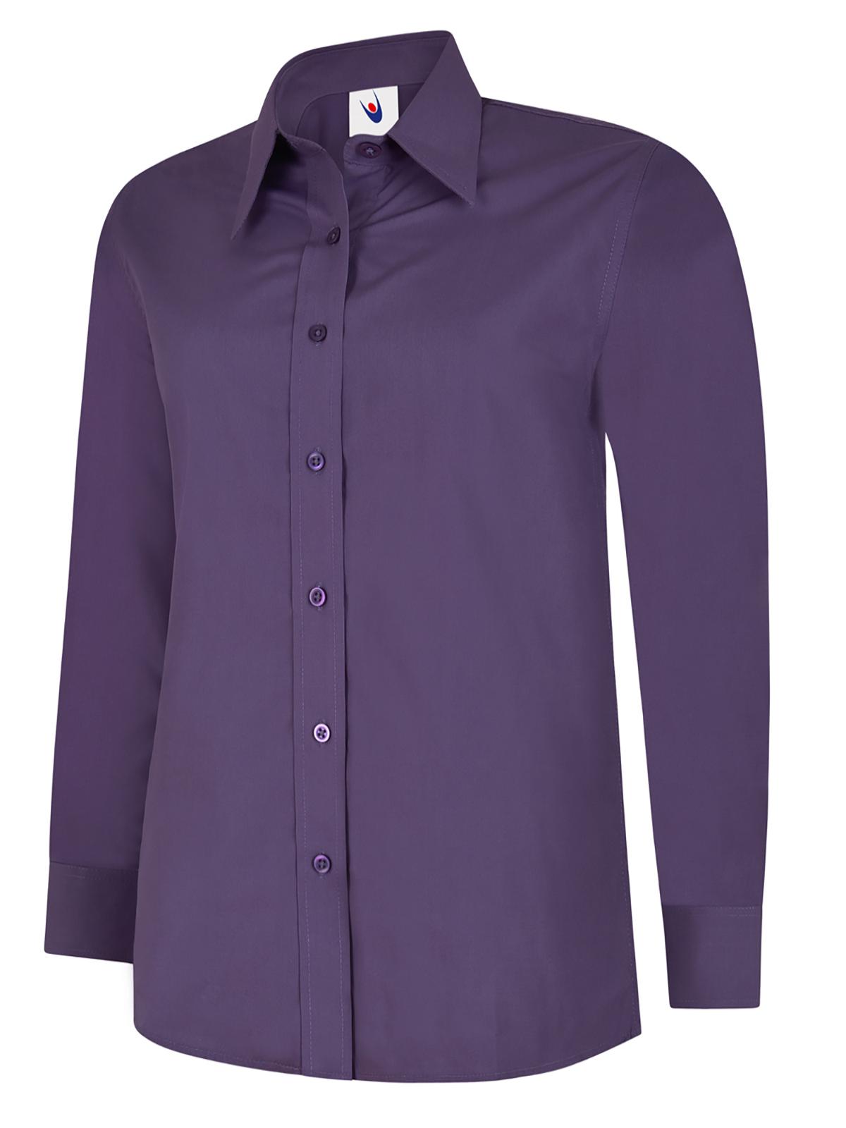 ladies_poplin_full_sleeve_shirt_purple