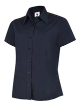 ladies_poplin_half_sleeve_shirt_navy