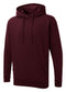 Uneek UX4 - The Ux Hoodie Maroon - Hoodies: Red