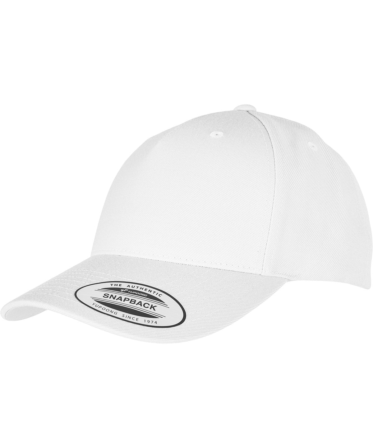 Flexfit by Yupoong YP classics 5-panel premium curved visor snapback cap