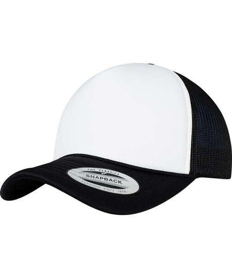 Flexfit by Yupoong Foam trucker cap curved visor
