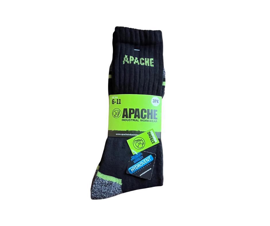Apache Burlington 3 Pack Work Sock