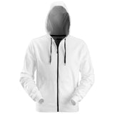 Snickers 2801 Classic Zip Hoodie White - Sweatshirts