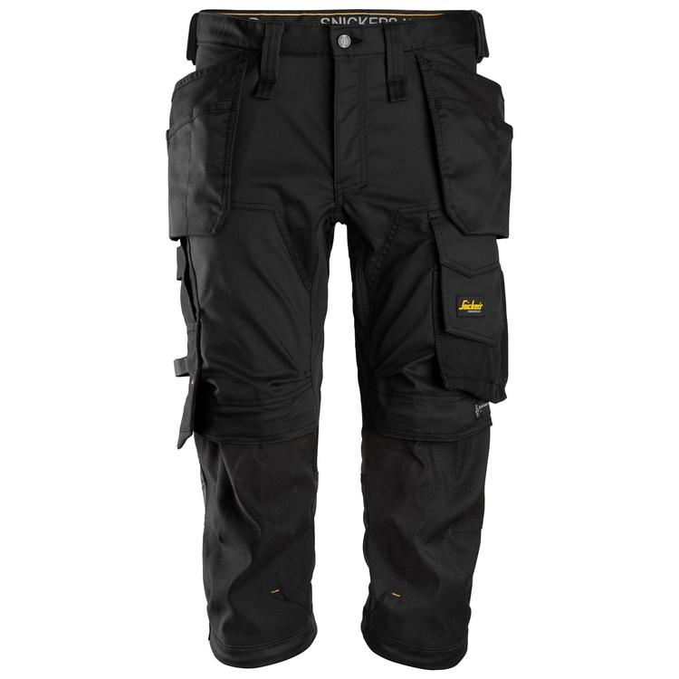 Snickers 6142 Allroundwork Stretch Pirates Holster pocket Black\Black