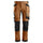 Snickers 6241 Allroundwork Stretch Trousers Holster pocket Brown\Black